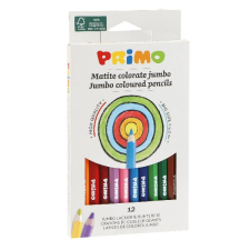 Primo Színes ceruza primo jumbo hatszögletű 12 darabos 510maxi12e színes ceruza