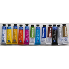 Primo tempera festék fekete 12ml tempera