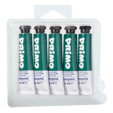 Primo Tempera PRIMO sötétzöld 12 ml 5 db/készlet tempera