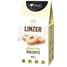PRIMUS Primus gluténmentes vegán linzer 150 g csokoládé és édesség