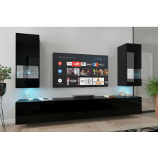  Prince Sezana CONCEPT 21 nappali bútor szett magasfényű fekete (226 cm) bútor