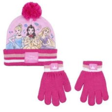 Princess Kalap és kesztyű készlet, Disney Princess Pink