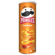 Pringles Chips, 165 g, PRINGLES, paprikás előétel és snack