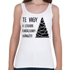 PRINTFASHION 02_legjobb kari-01-02 - Női atléta - Fehér