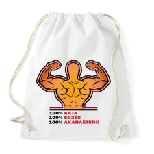 PRINTFASHION 100%-ban rajtad áll! - Sportzsák, Tornazsák - Fehér tornazsák