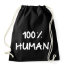 PRINTFASHION 100% ember - Sportzsák, Tornazsák - Fekete