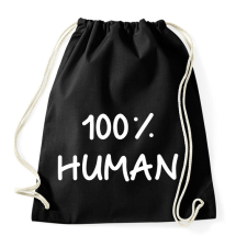 PRINTFASHION 100% ember - Sportzsák, Tornazsák - Fekete tornazsák