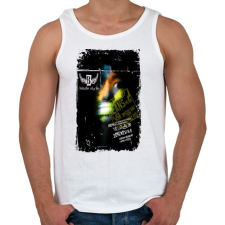 PRINTFASHION 100% - Férfi atléta - Fehér atléta, trikó