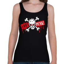 PRINTFASHION 100% Punk - Női atléta - Fekete női trikó