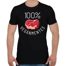 PRINTFASHION 100% VEGÁNMENTES - Férfi póló - Fekete férfi póló
