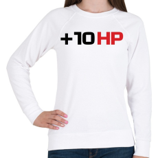 PRINTFASHION +10 hp - Női pulóver - Fehér