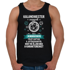 PRINTFASHION +10 Megvesztegetés - Férfi atléta - Fekete atléta, trikó