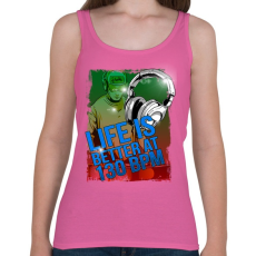 PRINTFASHION 130 BPM - Női atléta - Rózsaszín