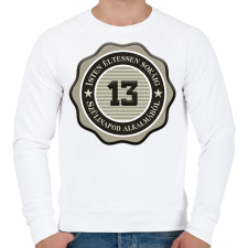 PRINTFASHION 13 - Férfi pulóver - Fehér férfi pulóver, kardigán