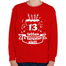 PRINTFASHION 13 lettem  - Gyerek pulóver - Piros gyerek pulóver, kardigán
