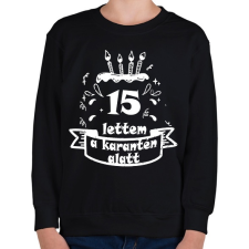 PRINTFASHION 15 lettem - Gyerek pulóver - Fekete gyerek pulóver, kardigán