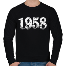 PRINTFASHION 1658 - Férfi pulóver - Fekete
