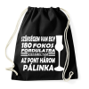 PRINTFASHION 180 fok, 3 feles - Sportzsák, Tornazsák - Fekete