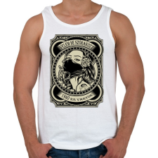 PRINTFASHION 1940 Velem ne szórakozz - Férfi atléta - Fehér atléta, trikó