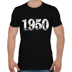 PRINTFASHION 1950 - Férfi póló - Fekete