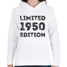 PRINTFASHION 1950 - Női kapucnis pulóver - Fehér női pulóver, kardigán