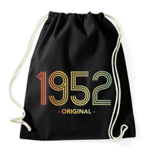 PRINTFASHION 1952 - Sportzsák, Tornazsák - Fekete tornazsák