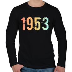 PRINTFASHION 1953 - Férfi hosszú ujjú póló - Fekete