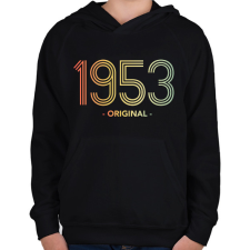 PRINTFASHION 1953 - Gyerek kapucnis pulóver - Fekete gyerek pulóver, kardigán