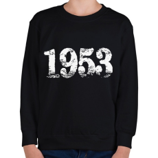 PRINTFASHION 1953 - Gyerek pulóver - Fekete