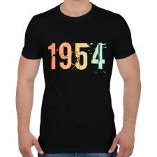 PRINTFASHION 1954 - Férfi póló - Fekete férfi póló