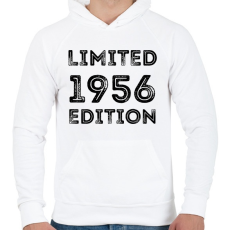 PRINTFASHION 1956 - Férfi kapucnis pulóver - Fehér