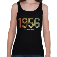 PRINTFASHION 1956 - Női atléta - Fekete női trikó