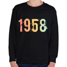 PRINTFASHION 1958 - Gyerek pulóver - Fekete gyerek pulóver, kardigán