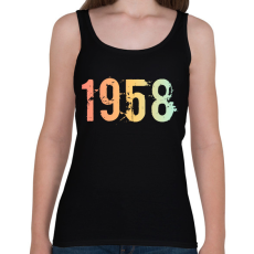 PRINTFASHION 1958 - Női atléta - Fekete