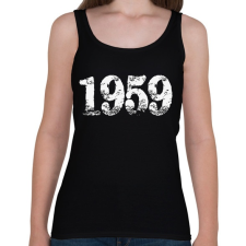 PRINTFASHION 1959 - Női atléta - Fekete női trikó