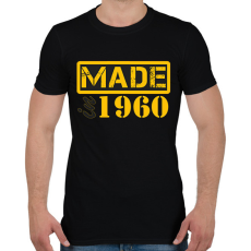 PRINTFASHION 1960 - Férfi póló - Fekete