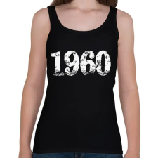 PRINTFASHION 1960 - Női atléta - Fekete női trikó