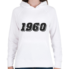 PRINTFASHION 1960 - Női kapucnis pulóver - Fehér