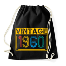 PRINTFASHION 1960 - Sportzsák, Tornazsák - Fekete tornazsák