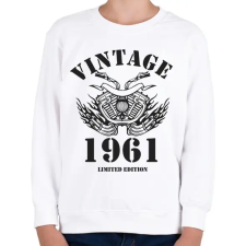 PRINTFASHION 1961 - Gyerek pulóver - Fehér gyerek pulóver, kardigán