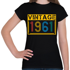 PRINTFASHION 1961 - Női póló - Fekete női póló