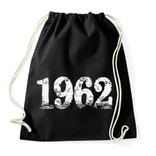 PRINTFASHION 1962 - Sportzsák, Tornazsák - Fekete tornazsák