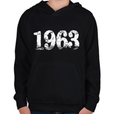 PRINTFASHION 1963 - Gyerek kapucnis pulóver - Fekete gyerek pulóver, kardigán