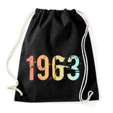 PRINTFASHION 1963 - Sportzsák, Tornazsák - Fekete tornazsák