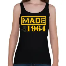 PRINTFASHION 1964 - Női atléta - Fekete női trikó