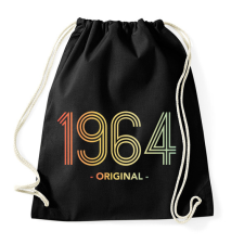 PRINTFASHION 1964 - Sportzsák, Tornazsák - Fekete tornazsák