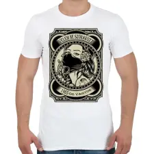 PRINTFASHION 1965 Velem ne szórakozz - Férfi póló - Fehér férfi póló