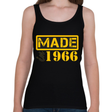 PRINTFASHION 1966 - Női atléta - Fekete női trikó