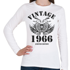 PRINTFASHION 1966 - Női hosszú ujjú póló - Fehér női póló