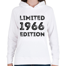 PRINTFASHION 1966 - Női kapucnis pulóver - Fehér női pulóver, kardigán